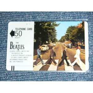 画像: THE BEATLES  -  TELEPHONE CARD "ABBEY ROAD"/ 1980's ISSUED Version LIGHT BLUE Face Brand New  TELEPHONE CARD 