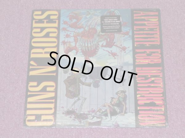 画像1: GUNS N' ROSES - APPETITE FOR DISTRUCTION ( WITH DRAW JACKET )    / US ORIGINAL BRAND NEW Sealed LP 