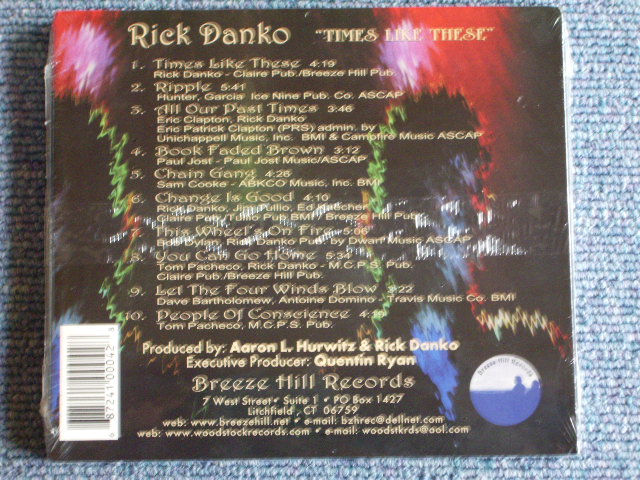 画像: RICK DANKO(THE BAND) - TIMES LIKE THESE  / 2002 US SEALED NEW CD