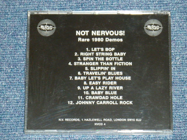 画像: POLECATS - NOT NERVOUS! ( BLACK BACK SIDE )1st VERSION / 1990's UK ORIGINAL SEALED CD  