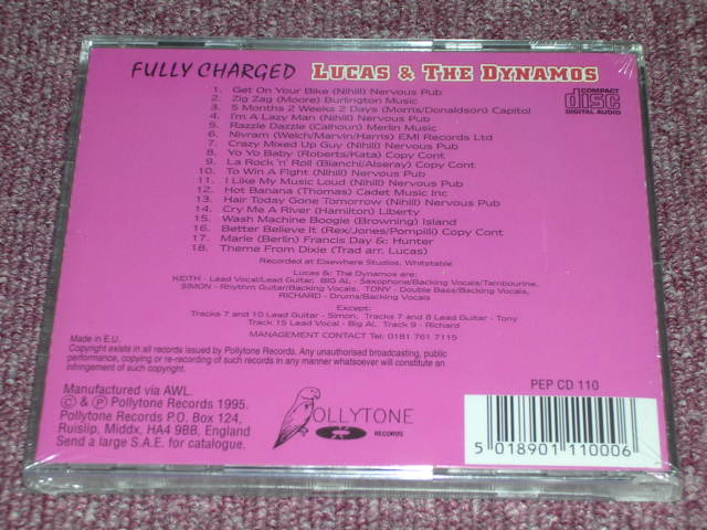 画像: LUCAS &THE DYNAMOS - FULLY CHARGED / 1995 UK ORIGINAL Brand New SEALED CD  