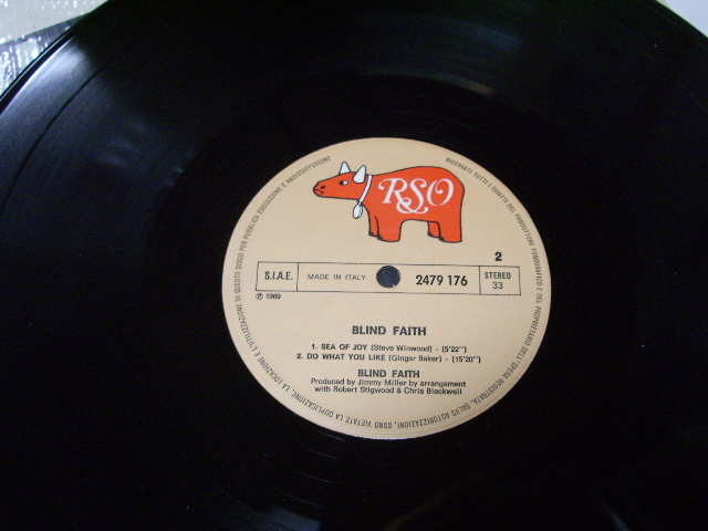 画像: BLIND FAITH - BLIND FAITH  / 1986 ITALIA LP 
