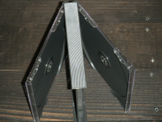 画像: CD　4枚組み用マルチケース（トレー付き・４枚組専用）　白(SOLD OUT)　or  黒　or  透明　　