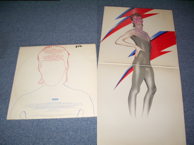 画像: DAVID BOWIE - ALADDIN SANE With PIN-UP  / 1973 US ORIGINAL LP 