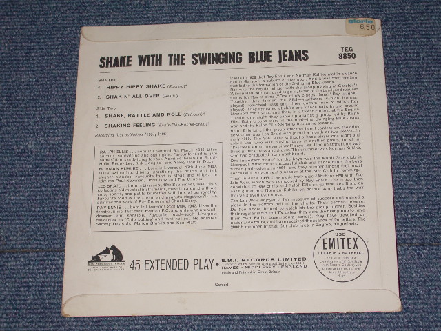 画像: SWINGING BLUE JEANS - SHAKE WITH THE  / 1964 UK ORIGINAL 7"EP With PICTURE SLEEVE  