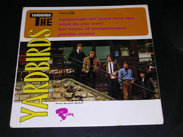 画像1: YARDBIRDS - HAPPENINIGS TEN YEARS TIME AGO / 1960s FRENCH ORIGINAL EP With PICTURE SLEEVE 