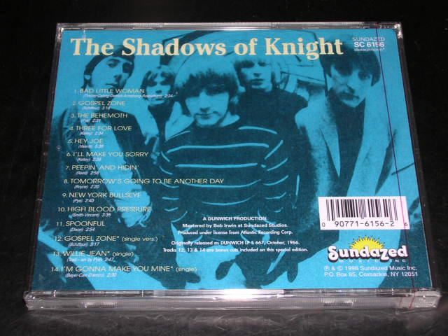 画像: THE SHADOWS OF KNIGHT - BACK DOOR MEN / 1998 US SEALED NEW CD