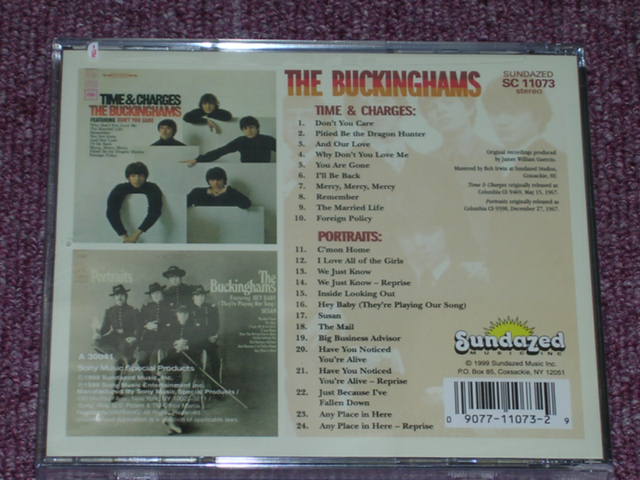 画像: BUCKINGHAMS, THE - TIME & CHARGES/PORTRAITS / US SEALED NEW CD