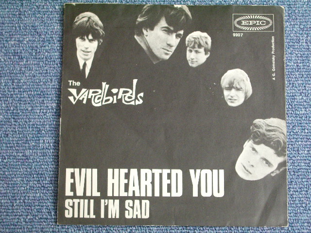 画像: YARDBIRDS - EVIL HEARTED YOU  / 1965 EU ONLY  ORIGINAL 7"+ PICTURE SLEEVE ONLY 