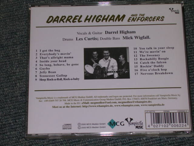 画像: DARREL HIGHAM - UNLEASHED / 2000 GERMAN BRAND NEW CD  