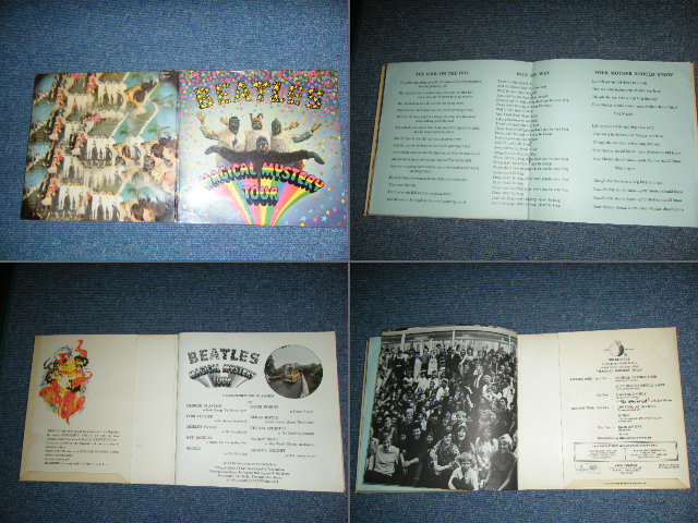 画像: THE BEATLES - MAGICAL MYSTERY TOUR ( Ex+++/MINT- ) / 1967 UK ORIGINAL MONO 7"EP With PICTURE SLEEVE and BLUE LYRIC SHEET 