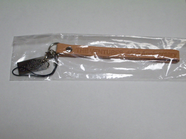 画像1: THE VENTURES  MOBILE PHONE LEATHER STRAP NATURAL BROWN