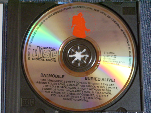 画像: BATMOBILE - BURIED ALIVE! / 1988 NETHERLANDS Original Used CD  