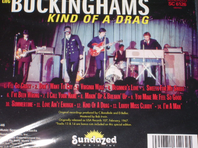 画像: THE BUCKINGHAMS - KIND OF A DARG    / 1998 US SEALED CD
