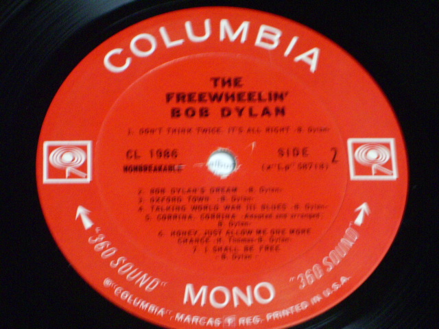 画像: BOB DYLAN - THE FREEWHEELIN' / US ORIGINAL LP