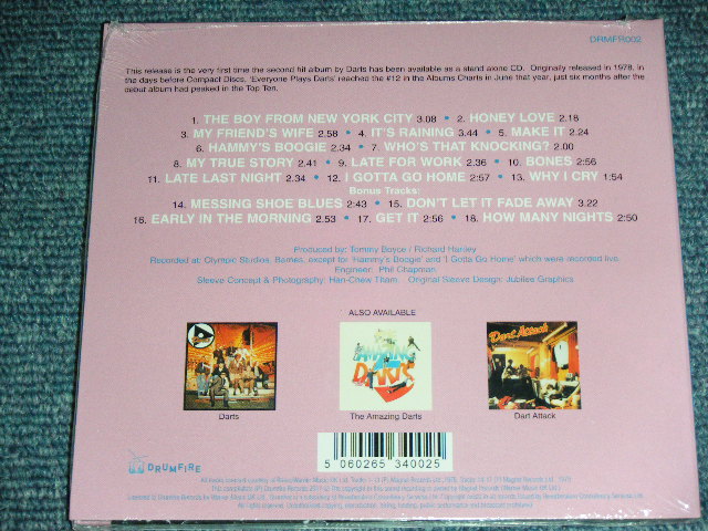 画像: DARTS - EVERYBODY PLAYS DARTS ( ORIGINAL ALBUM + BONUS )  /  2011 UK  Brand New  Sealed CD 