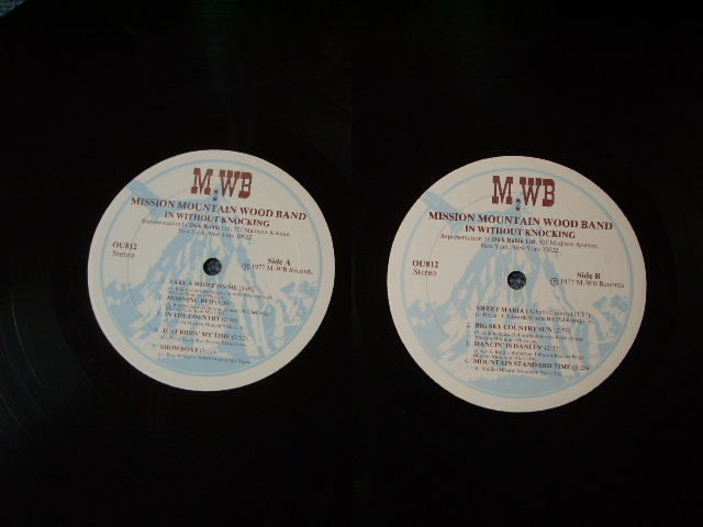 画像: MISSION MOUNTAIN WOOD BAND - INJ WIOTHOUT ENOCKING / 1977 US Original LP  