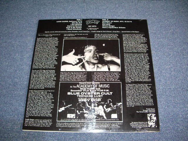 画像: IGGY POP & THE STOOGES - DOUBLE DANGER  /2000  US ORIGINA SEALED LP