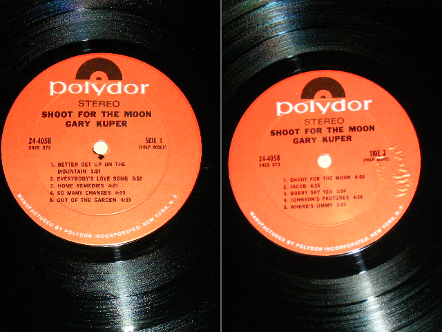 画像: GARY KUPER -  SHOOT THE MOON  / 1970 US ORIGINAL LP