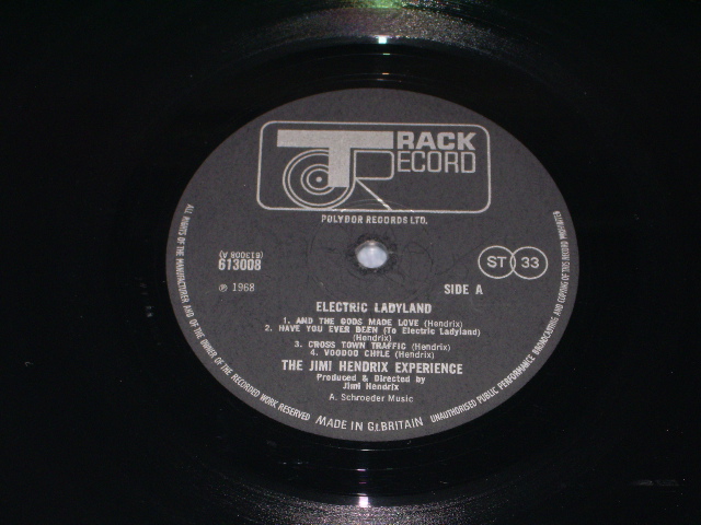 画像: THE JIMI HENDRIX EXPERIENCE - ELECTRIC LADYLAND (MATRIX #A)61300x8 A//1  1 1 1 0  B)61300x9 Ax//2   2 2     C)61300x9x  x//1   2 2 D)61300x8 B//1  1 1 1 2)  (Ex++/Ex+++ Looks:Ex+)  / 1968 UK ENGLAND ORIGINAL STEREO Used 2-LP's