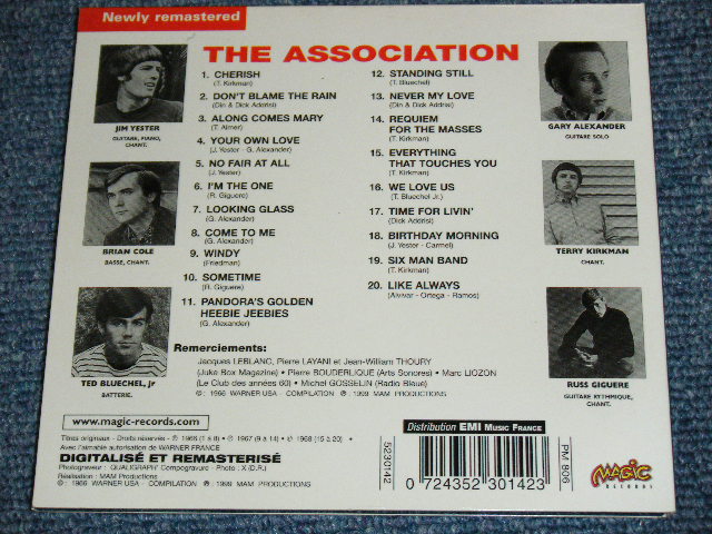 画像: THE ASSOCIATION - FRENCH 60's EP & SP COLLECTION /  1999 FRANCE  ORIGINAL Used CD