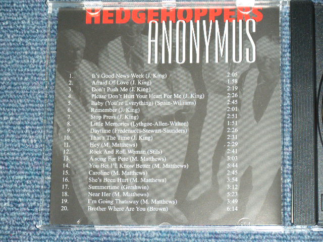 画像: HEDGEHOPPERS - ANONYMUS / 2001 EU  ORIGINAL BRAND NEW CD