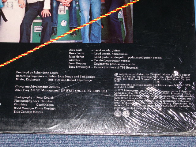 画像: CLOVER /  LOVE ON THE WIRE  / 1977 US ORIGINAL LP 