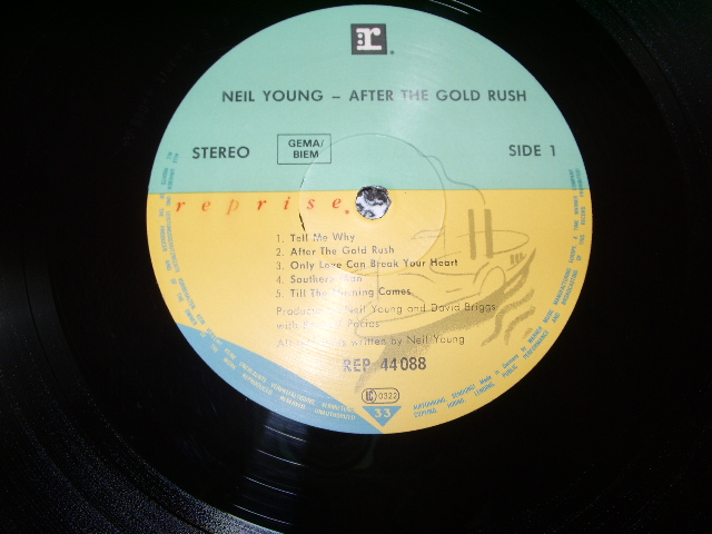 画像: NEIL YOUNG - AFTER THE GOLD RUSH   / 1990s  WEST GERMANY REISSUE NEW  LP
