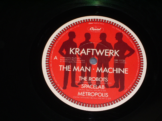 画像: KRAFTWERK - THE MAN MACHINE With AUTOGRAPHEDC(SIGN)  / 1970s US ORIGINAL LP
