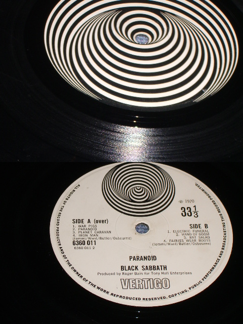 画像: BLACK SABBATH - PARANOID /  1970 UK ORIGINAL LP 