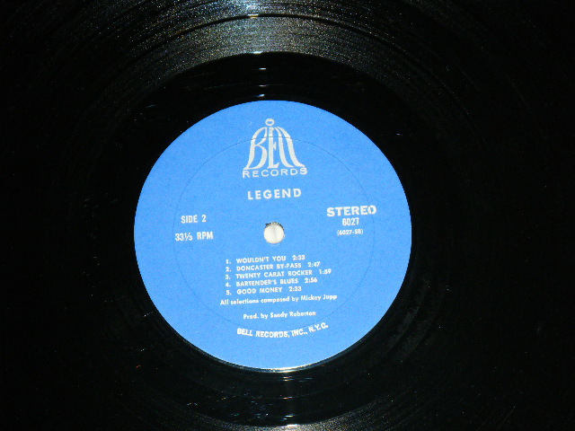 画像: LEGEND ( MICKEY JUPP ) - LEGEND / 1969 US ORIGINAL LP 