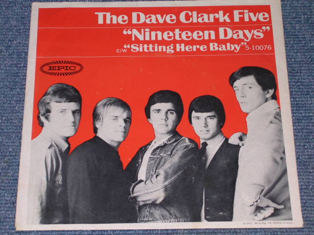 画像1: DAVE CLARK FIVE - NINETEEN DAYS /  1966 US ORIGINAL 7"SINGLE With PICTURE SLEEVE