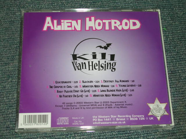 画像:  KILL VAN HELSING - ALIEN HOT ROD / 2003 UK BRAND NEW CD   