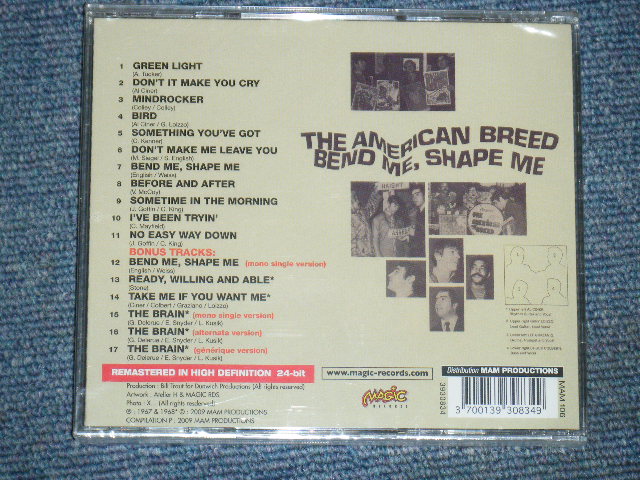 画像: THE AMERICAN BREED - BEND ME,SHAPE ME / 2009 FRANCE  Brand New Sealed CD