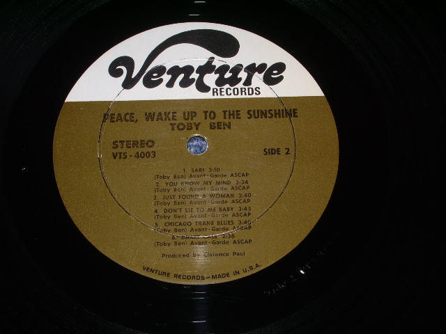 画像: TOBY BEN - WAKE UP  TO THE SUNSHINE   / 1970s  US ORIGINAL LP 