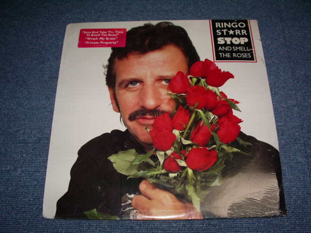 画像1: RINGO STARR - STOP AND SMELL THE ROSES  1981 SEALED US ORIGINAL LP 