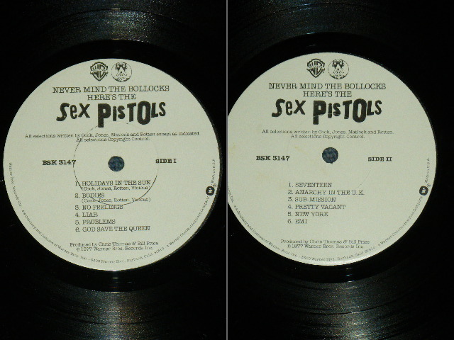 画像: SEX PISTOLS - NEVER MIND THE BOLLOCKS ( CUSTOM Label & CONTAINS "SUB. MISSON" ON BACK COVER & CUSTOM LABEL ) / 1978  US ORIGINAL 1st PRESS LP