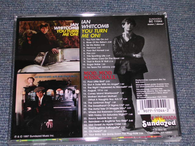 画像: IAN WHITCOMB -YOU TURN ME ON! + MOD MOD MUSIC HALL ( 2 in 1 + Bonus ) /1997 US BRAND NEW CD out-of-print now