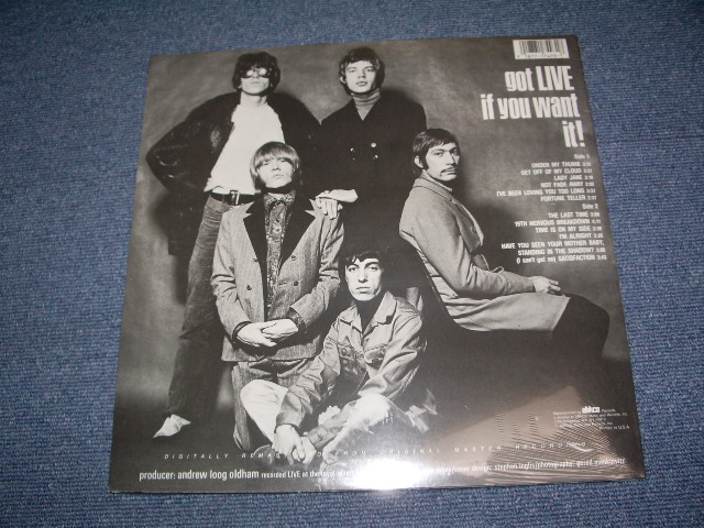 画像: ROLLING STONES - GOT LIVE IF YOU WANT IT  /  US REISSUE SEALED LP