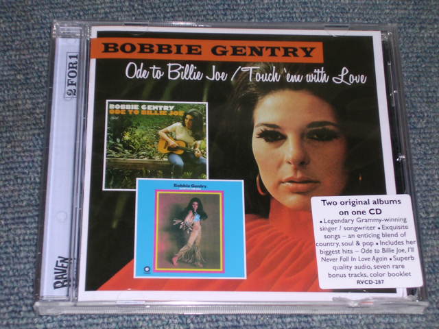 画像1: BOBBIE GENTRY - ODE TO BILLY JOE + TOUCH 'EM WITH LOVE ( 2 in 1 + Bonus ) / 2008 AUSTRALIA  SEALED  CD