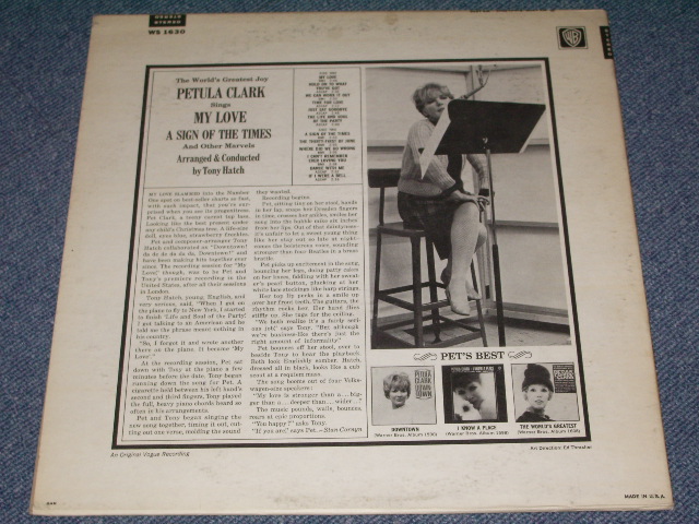 画像: PETULA CLARK - A SIGN OF THE TIMES MY LOVE  / 19669 US ORIGINAL Stereo LP