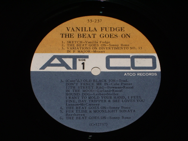画像: VANILLA FUDGE - THE BEAT GOES ON  (Ex++/Ex+++) /1968 US AMERICA ORIGINAL 1st Press "GOLD & GRAY Label" MONO Used  LP