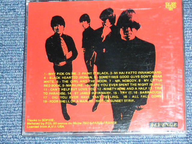 画像: THE STANDELLS - TRY IT + WHY PICK ON ME ( 2 in 1 ) / 1990 FRANCE   ORIGINAL Used CD