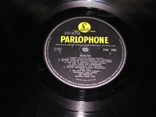 画像: BEATLES - REVOLVER   / 1966 UK ORIGINAL MONO LP beautiful Record 