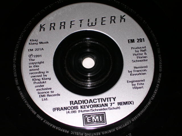 画像: KRAFTWERK - RADIO ACTIVITY   /  1991 UK ORIGINAL 7"SINGLE  With PICTURE SLEEVE