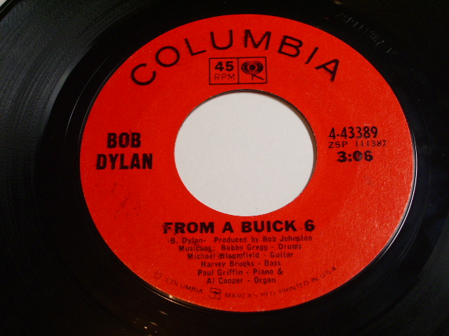 画像: BOB DYLAN - POSITIVELY 4TH STREET  / 1965 US ORIGINAL 7"SINGLE With ORIGINAL COMPANY SLEEVE 