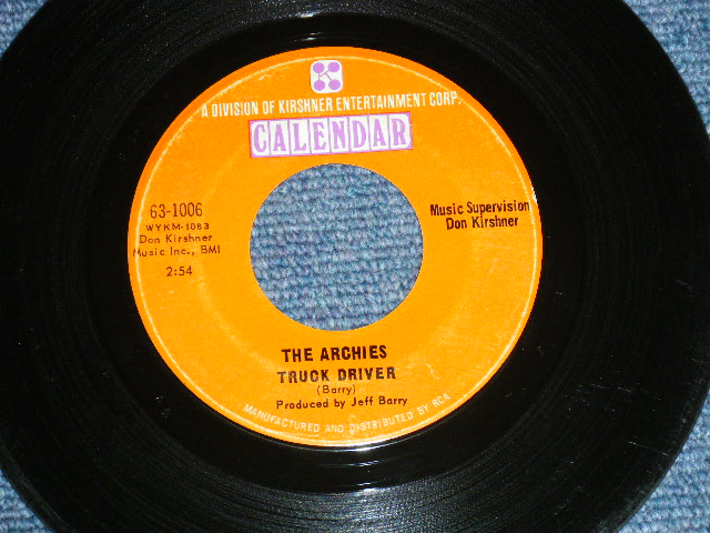 画像: THE ARCHIES - BANG-SHANG-A-LANG / 1968 US ORIGINAL 7" Single With PICTURE SLEEVE  
