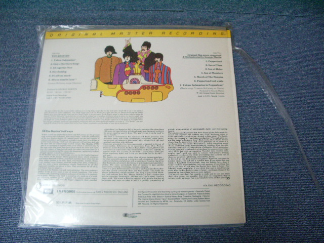 画像:  BEATLES  - YELLOW SUBMARINE  / US MOBILE FIDELITY SEALED  LP