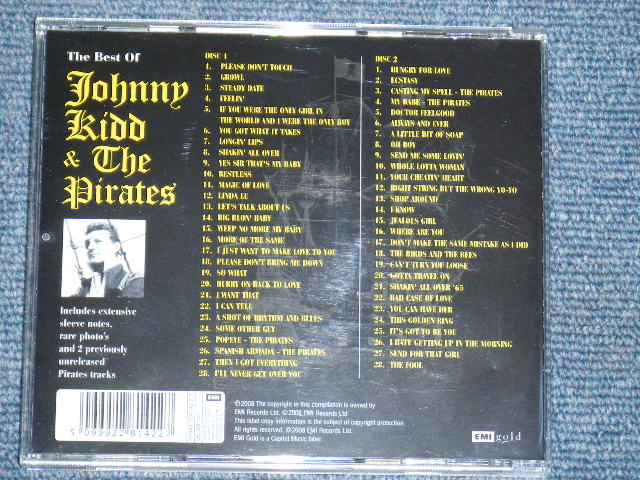画像: JOHNNY KID & THE PIRATES - THE BEST OF  / 2008 EU  Brand New 2CD's 
