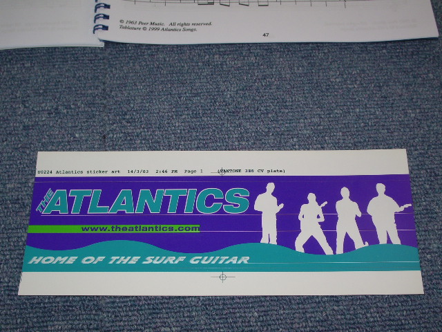 画像: THE ATLANTICS - FLIGHT OF THE SURF GUITAR  / AUSTRALIA FUNCLUB ONLY RELEASE  GUITAR SCORE 